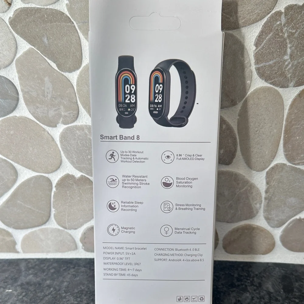 Black Smart Band 8